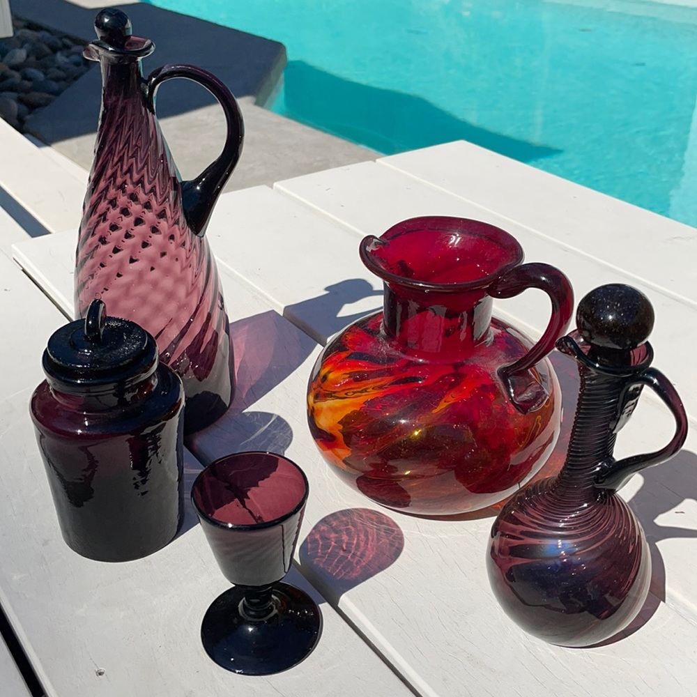 Beautiful glass vases 🧚🏼✨💚🌏